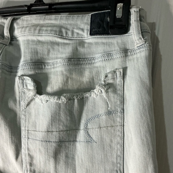 EUC Light Blue Distressed Women Jeggings Size 14 - Picture 9 of 9